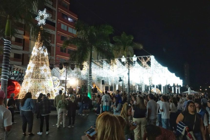 Iluminación navideña en Santa Cruz de Tenerife arrancará el 20 de noviembre con más de 4,5 millones de bombillas LED