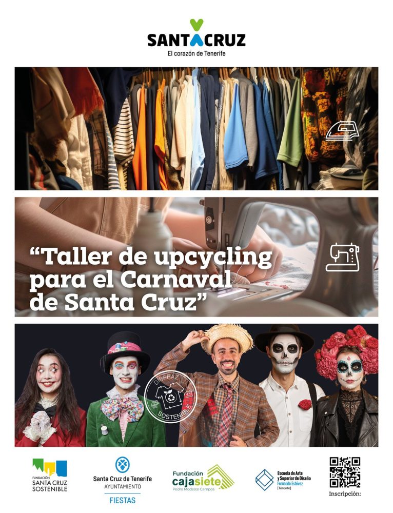 Santa Cruz de Tenerife impulsa un taller de upcycling para prendas y disfraces de Carnaval