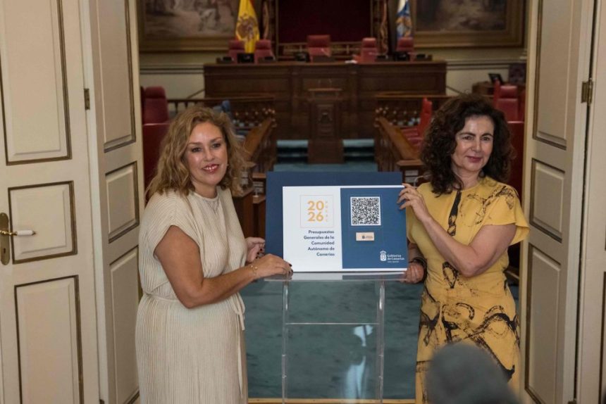 Presupuesto de Canarias para 2026 incluye 813 millones más para servicios públicos esenciales